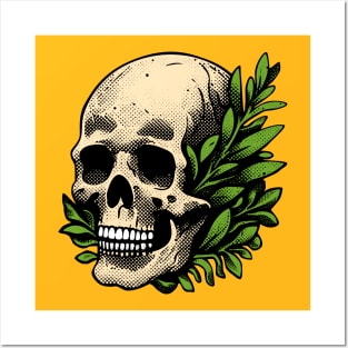 Skull Plant Posters and Art